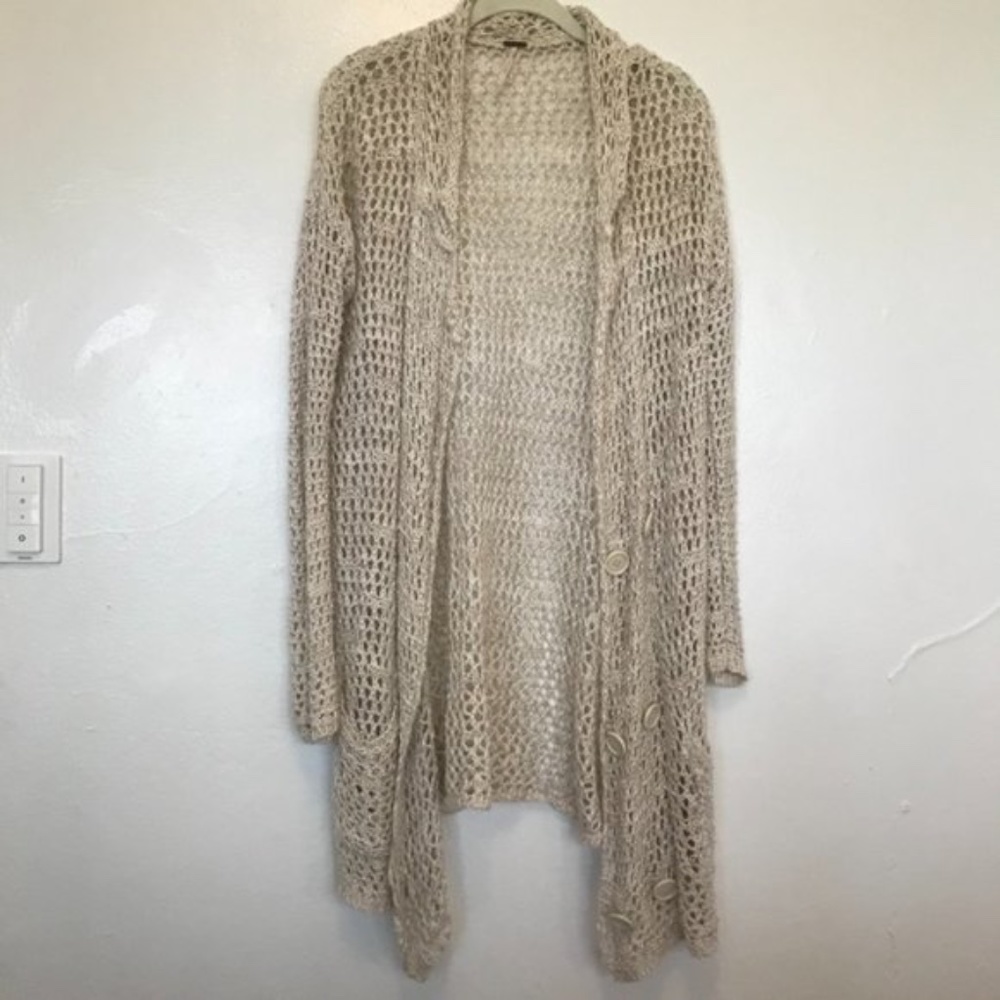 Free People Knit Boho Cardigan